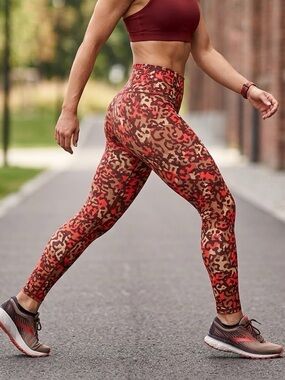 *Final Price* OFFLINE By Aerie Goals High Waisted Legging in Fiery Cheetah Print
